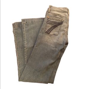 7 for All Mankind - Tailorless Dojo Wide Leg Jeans LONG